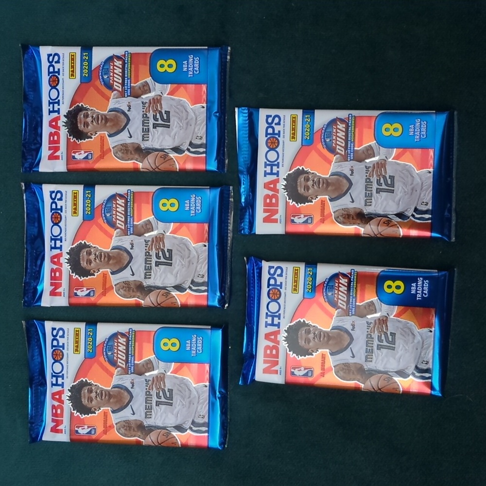 2020-21 NBA Hoops Blaster Packs New / SEALED